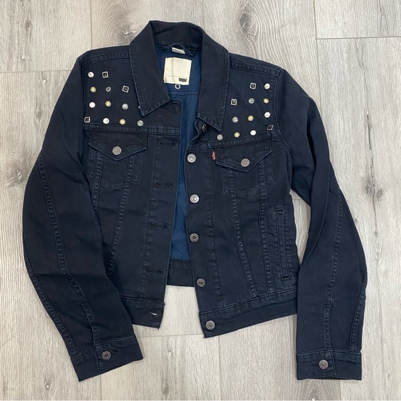 Levi’s Studded Indigo Denim Jacket - Picture 3 of 3